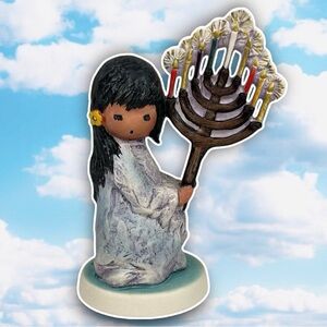GOEBEL Vintage Children of DeGrazia Festival of Lights Figurine Hanukkah Menorah